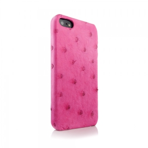  Animal Skins Hard Case Ostrich Pink for iPhone 5/5S